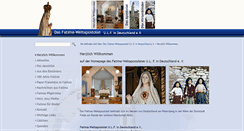 Desktop Screenshot of fatima-weltapostolat.de